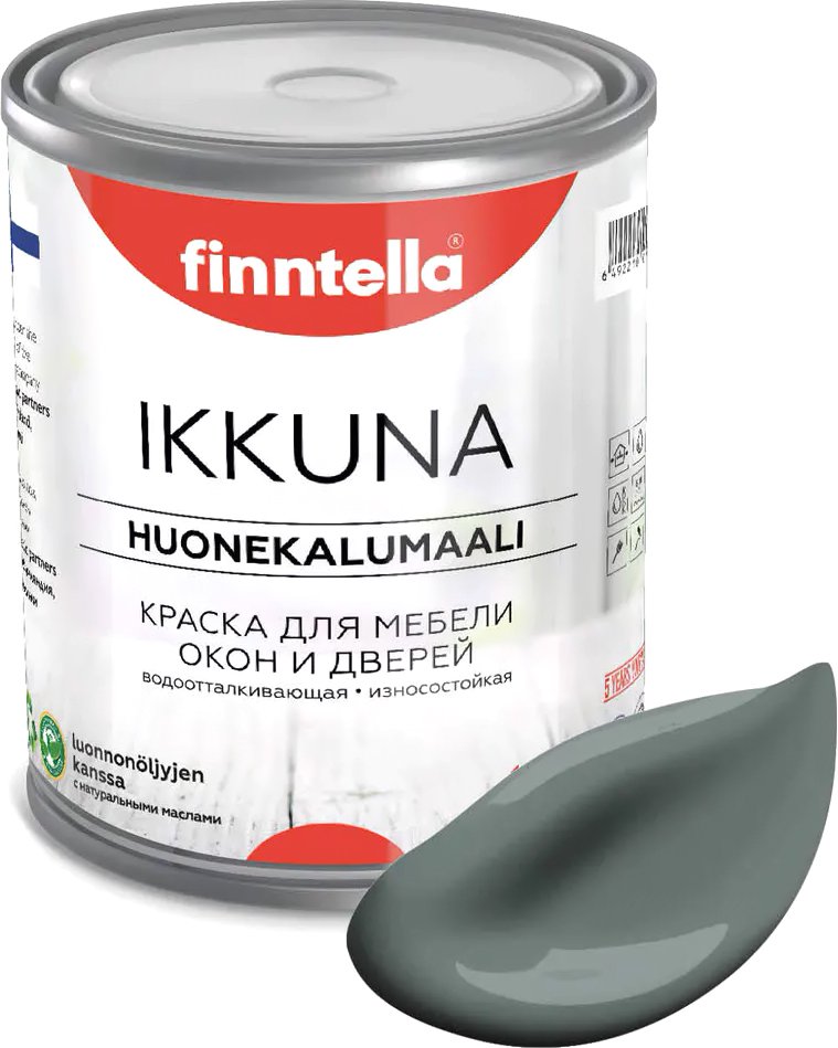 

Краска Finntella Ikkuna Salvia F-34-1-3-FL051 2.7 л (серо-зеленый)