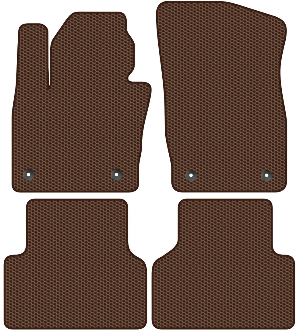 

Комплект ковриков для авто Alicosta Audi Q3 (suv / 8U) 2011 - 2019 (коричневый, сота)