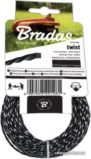 

Леска для триммера Bradas Twist ZTS2415K (квадрат)