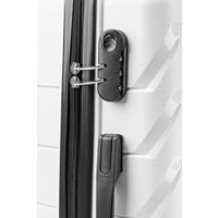 Чемодан-спиннер DoubleW YF-PP02 (M, белый)