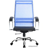 Офисное кресло Metta SK-2-BK Комплект 9, Ch ов/сеч (пластиковые ролики, васильковый)