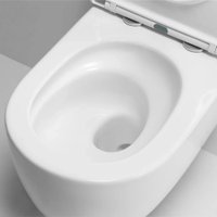 Унитаз подвесной Berges Wasserhaus Tornas Rimless + Visam Slim 525 EX-043408 (с кнопкой, с сиденьем)