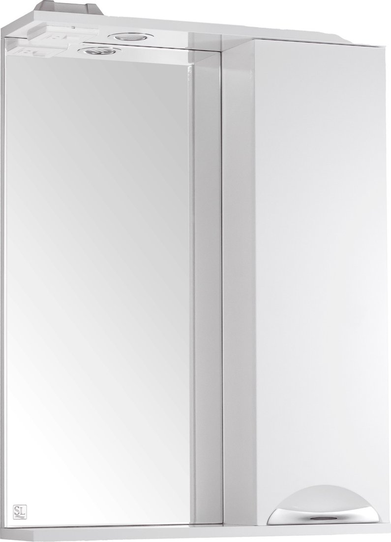 Symbolite Шкаф с зеркалом для ванной Жасмин 600/С