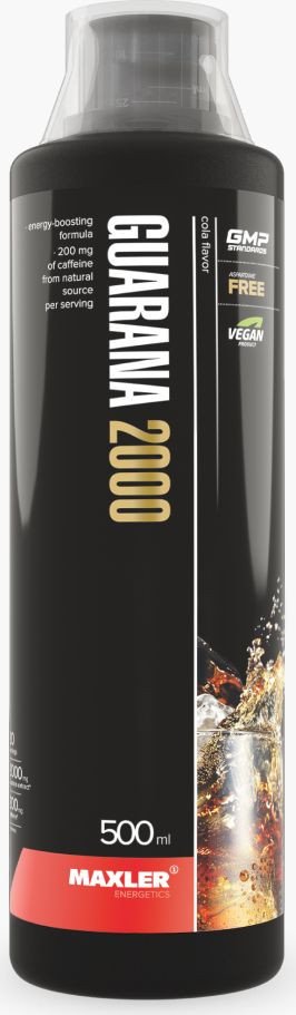 Предтренировочный комплекс Maxler Guarana 2000 (500 мл, кола)