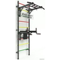 Шведская стенка (лестница) Shox M31 (темно-серый антик/разноцветный)