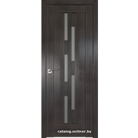 Межкомнатная дверь ProfilDoors 30X 90x200 (грей мелинга, стекло графит)