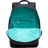 Городской рюкзак Grizzly RXL-327-3 (черный/бирюзовый)