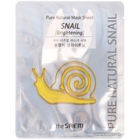  The Saem Маска для лица тканевая Mask Sheet Snail Brightening (20 мл)