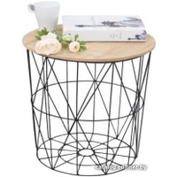 Журнальный столик Halmar Mariffa (натуральный/черный)