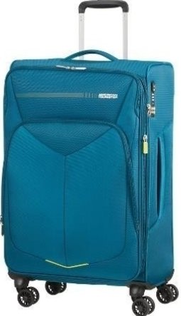 Чемодан-спиннер American Tourister Summerfunk Teal 67 см (4 колеса)
