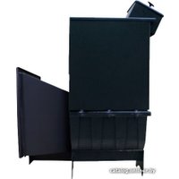 Банная печь ComfortProm Чугун 20м3 закрытая каменка, панорама в Борисове