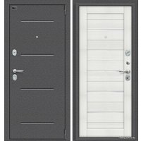 Металлическая дверь el'Porta Porta S 104.П22 (антик серебро/bianco veralinga)