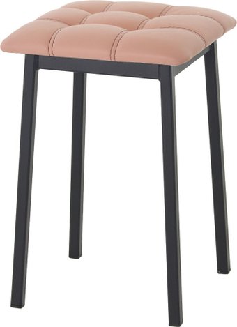 Табурет AMC Comfort 7К1.7 (кожзам, коралл/черный)
