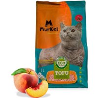 Наполнитель для туалета MurKel Tofu 6л (персик)
