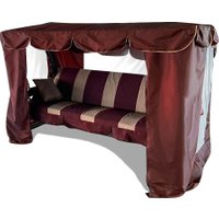 Садовые качели LetoLux Капри (бордовый)