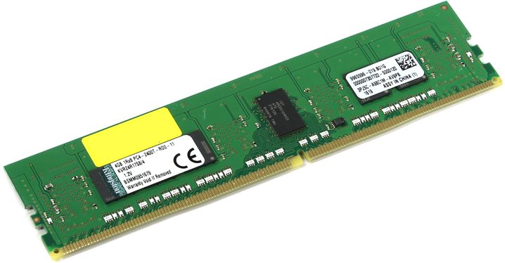 

Оперативная память Kingston ValueRam 4GB DDR4 PC4-19200 [KVR24R17S8/4]