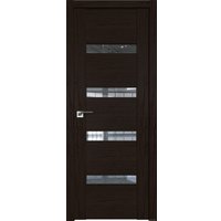 Межкомнатная дверь ProfilDoors 2.81XN R 70x200 (дарк браун, стекло прозрачное)