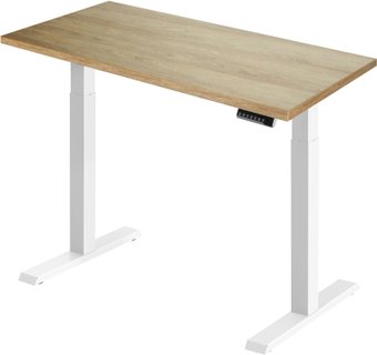 Стол с регулировкой высоты ErgoSmart Electric Desk Compact 1360x800x36 мм (дуб натуральный/белый)