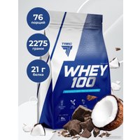 Протеин сывороточный (концентрат) Trec Nutrition Whey 100 (шоколад/кокос, 2270 г)