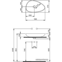 Умывальник Bocchi Etna 1114-006-0125 (серый матовый)