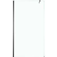 Душевая стенка Saniteco Walk-In SN-W6TB110 (110x200, прозрачное стекло, черный профиль)