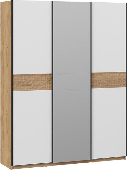 

Шкаф-купе Трия Оскар Скания Т2 2100 268789 (ручка черная/дуб крафт золотой/белый снег/дуб тортугга)