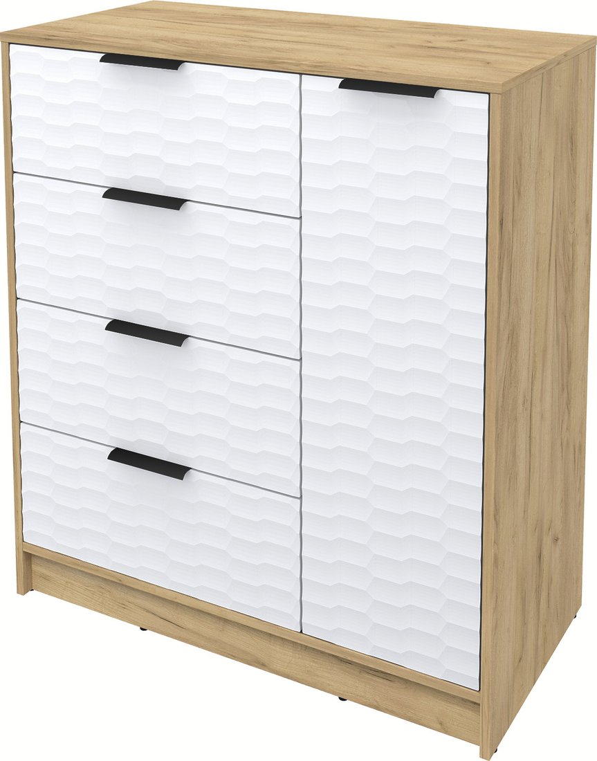 

Тумба Интерлиния Концепт Зодиак КТ-Т90 (дуб золотой/белый)