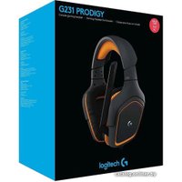 Наушники Logitech G231 Prodigy (черный/оранжевый)