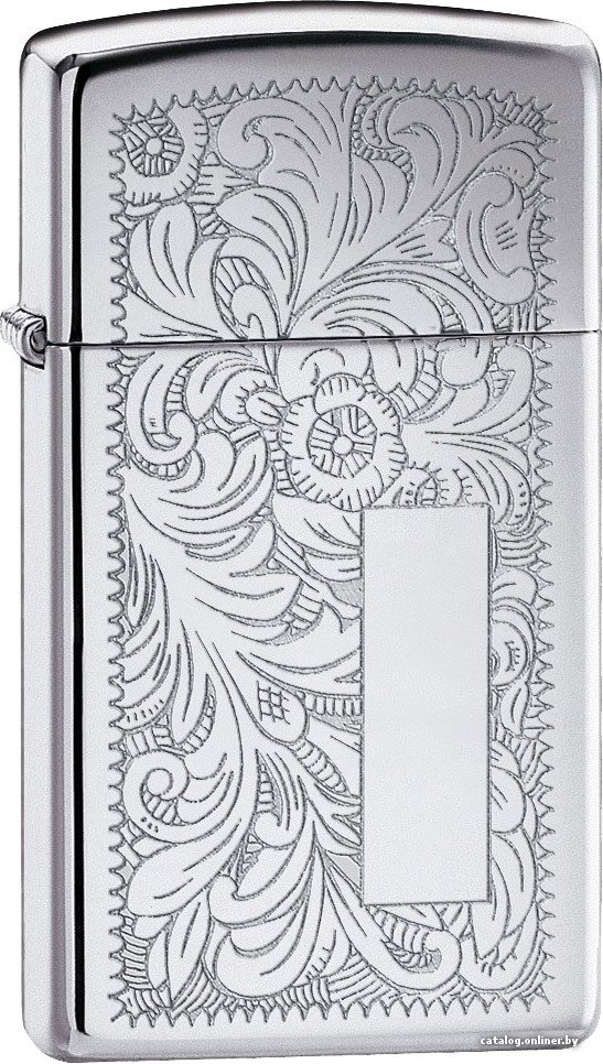 Зажигалка Zippo Slim Venetian 1652 High Polish Chrome