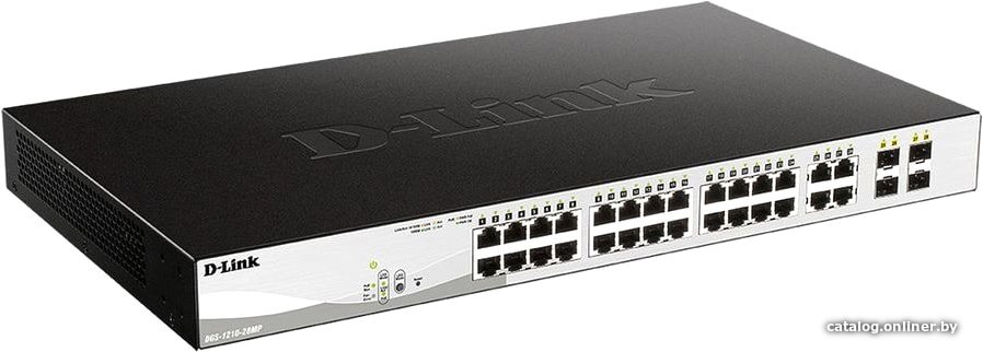 

Настраиваемый коммутатор D-Link DGS-1210-28MP/F3A
