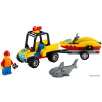 Конструктор LEGO City 60286 Пляжный спасательный вездеход