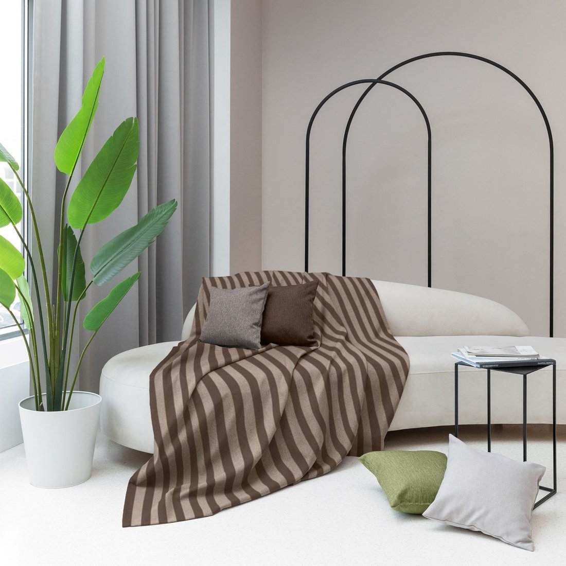 

Покрывало Волшебная ночь 140x220 ДТ172 777165 (зебра/капучино)