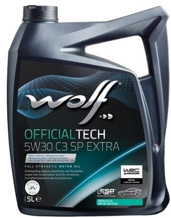 Моторное масло Wolf OfficialTech 5W-30 SP EXTRA 5л
