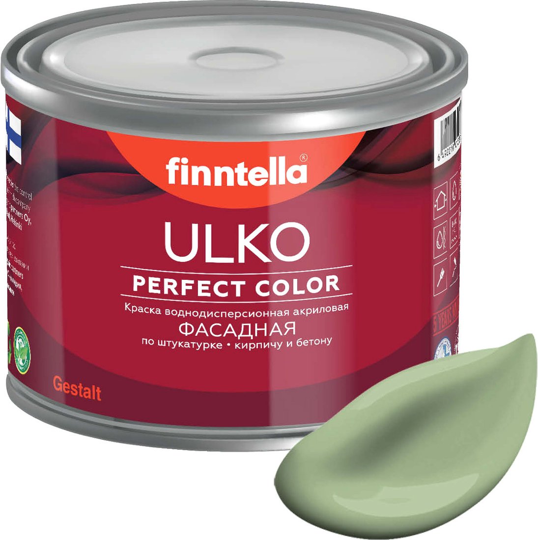 

Краска Finntella Ulko Sypressi F-05-1-9-FL026 9 л (зеленый)