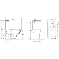 Унитаз напольный WeltWasser Zinnbach 001 GL-WT