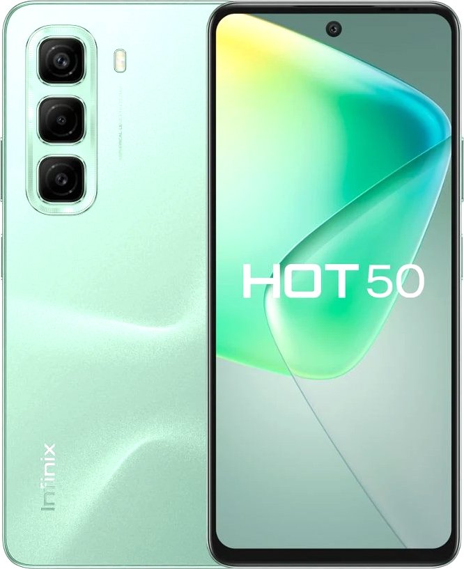 

Смартфон Infinix Hot 50 X6882 8GB/128GB (зеленый шалфей)