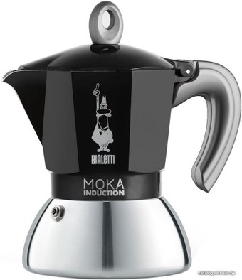 Гейзерная кофеварка Bialetti New moka induction (2 порции, черный)