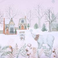 Комплект штор Этель Звери в городе 9933893 (2шт, 145x180)