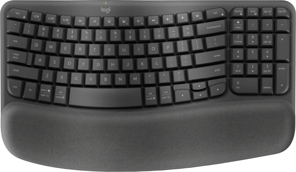 

Клавиатура Logitech Wave Keys 920-012281 (графит, нет кириллицы)