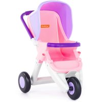 Коляска для кукол Полесье Anita 3-х колесная 95206 (розовый)