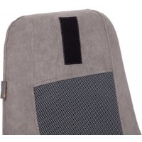 Офисное кресло TetChair Aviator флок/ткань (серый/серый)