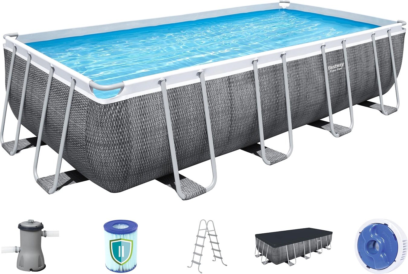 

Каркасный бассейн Bestway Power Steel 56996 (488х244х122)
