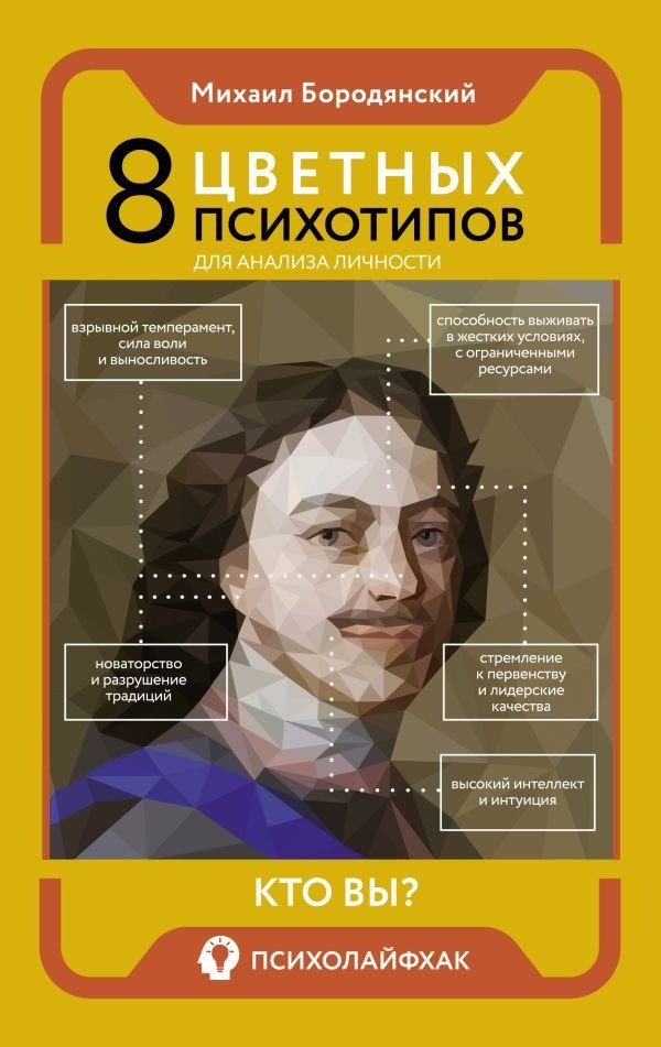 

Книга издательства АСТ. 8 цветных психотипов для анализа личности (Бородянский М.)