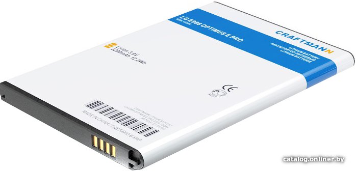 Аккумулятор для телефона Craftmann C1.02.360 (совместим с LG BL-48TH)