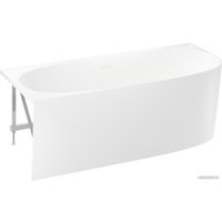 Ванна Wellsee Belle Spa 2.0 170x75 235805002 (пристенная ванна (левая) белый глянец, экран, каркас, сифон-автомат глянцевый белый)