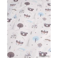 Бампер в кроватку Amarobaby Индейцы (12 подушек, серый/голубой)