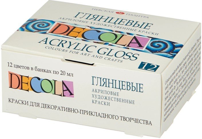 

Акриловые краски Decola Глянцевые 2941116 (12 цв.)