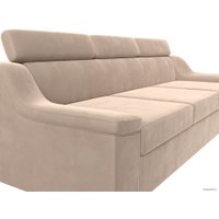 Диван Лига диванов Линдос (велюр, бежевый)