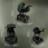 Универсальная коляска Bubago Savella 3в1 BG 199-4 (изумрудный)