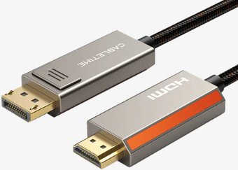 Кабель Cabletime Uni-directional 8K 60Hz Displayport 1.4 - HDMI 2.1 (2 м, черный)